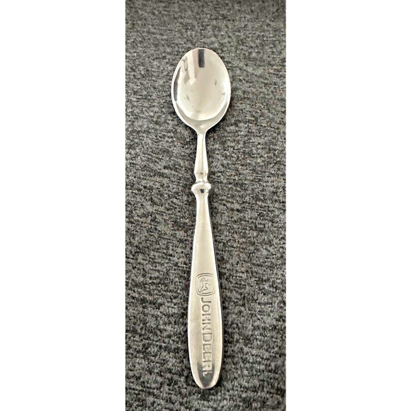 John Deere Vintage Gibson Engraved Stainless Flatware Teaspoon-Rare! - Picture 1 of 9